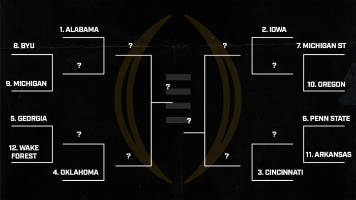 College Football 12-team playoff after Week 5
